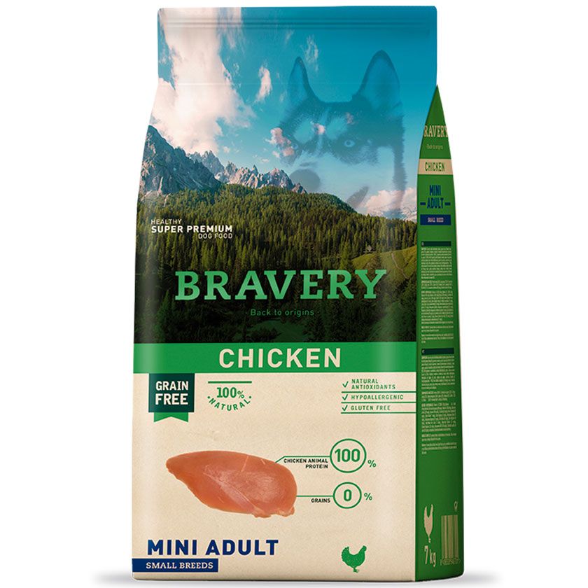 Bravery Chicken Mini Adulto 2kg