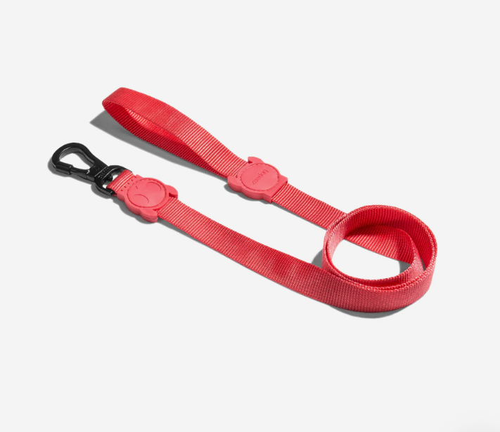Zee Dog Neon Coral Leash Extra Small