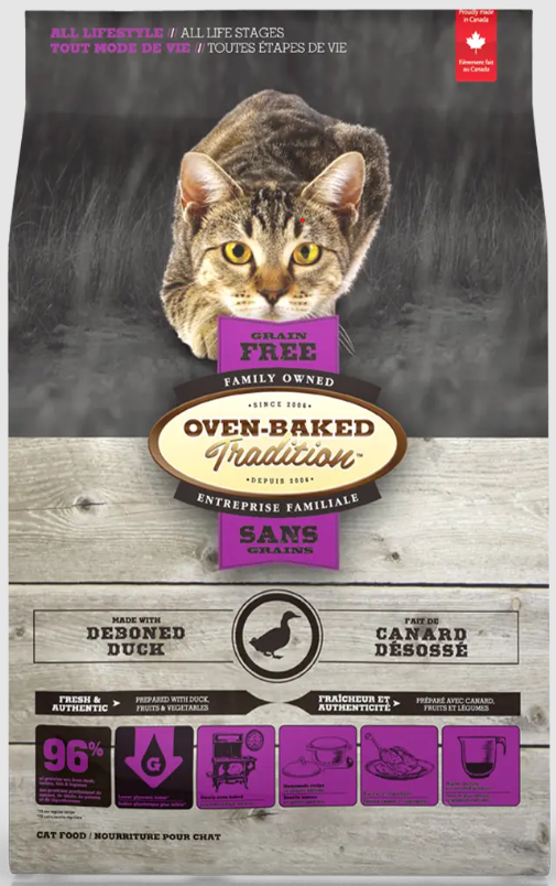 Oven Baked Cat G-Free Duck 4,54Kg