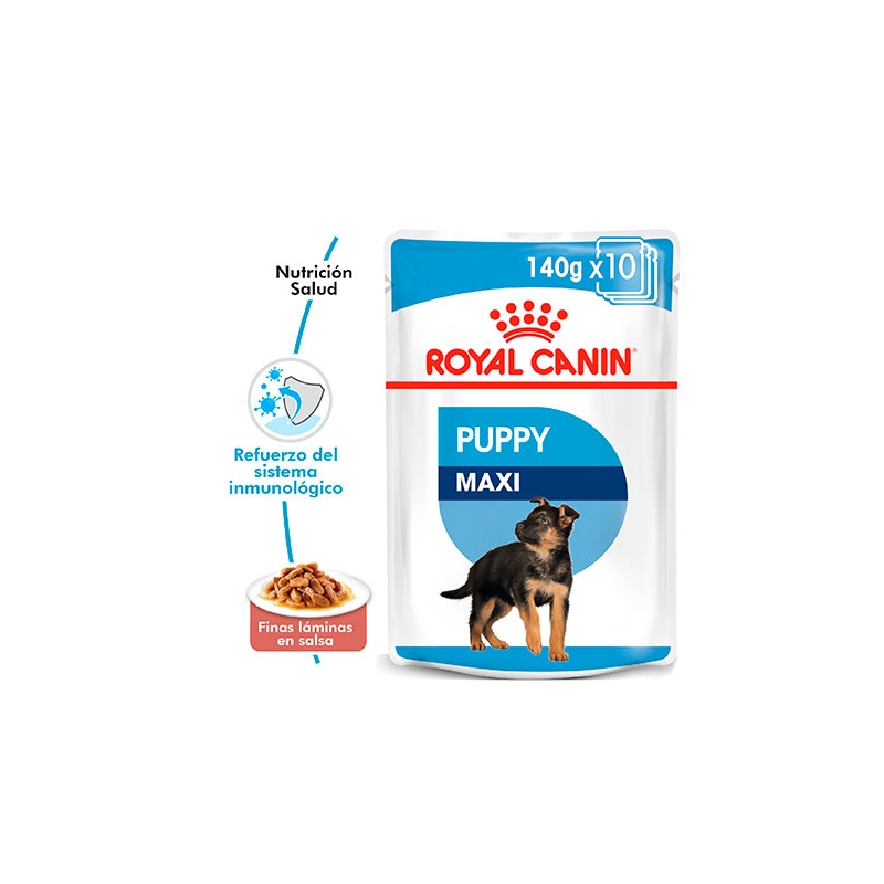 Royal Canin maxi puppy pouch 140Gr