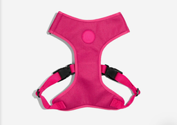 Zee Dog Pink Led Adjustable Mesh Plus Harness Medium