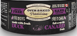 Oven Baked Cat Pate Duck(Pato) G-Free Lata 156Gr