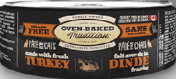 Oven Baked Cat Pate Turkey(Pavo) G-Free Lata 156Gr