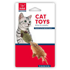 Catnip Toys Para Gatos Menta Gatuna Raton Con Pluma