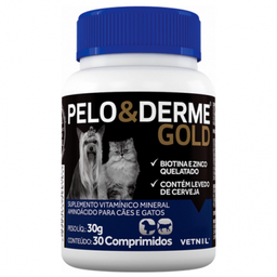 Vetnil Pelo Y Derme Gold 30comp